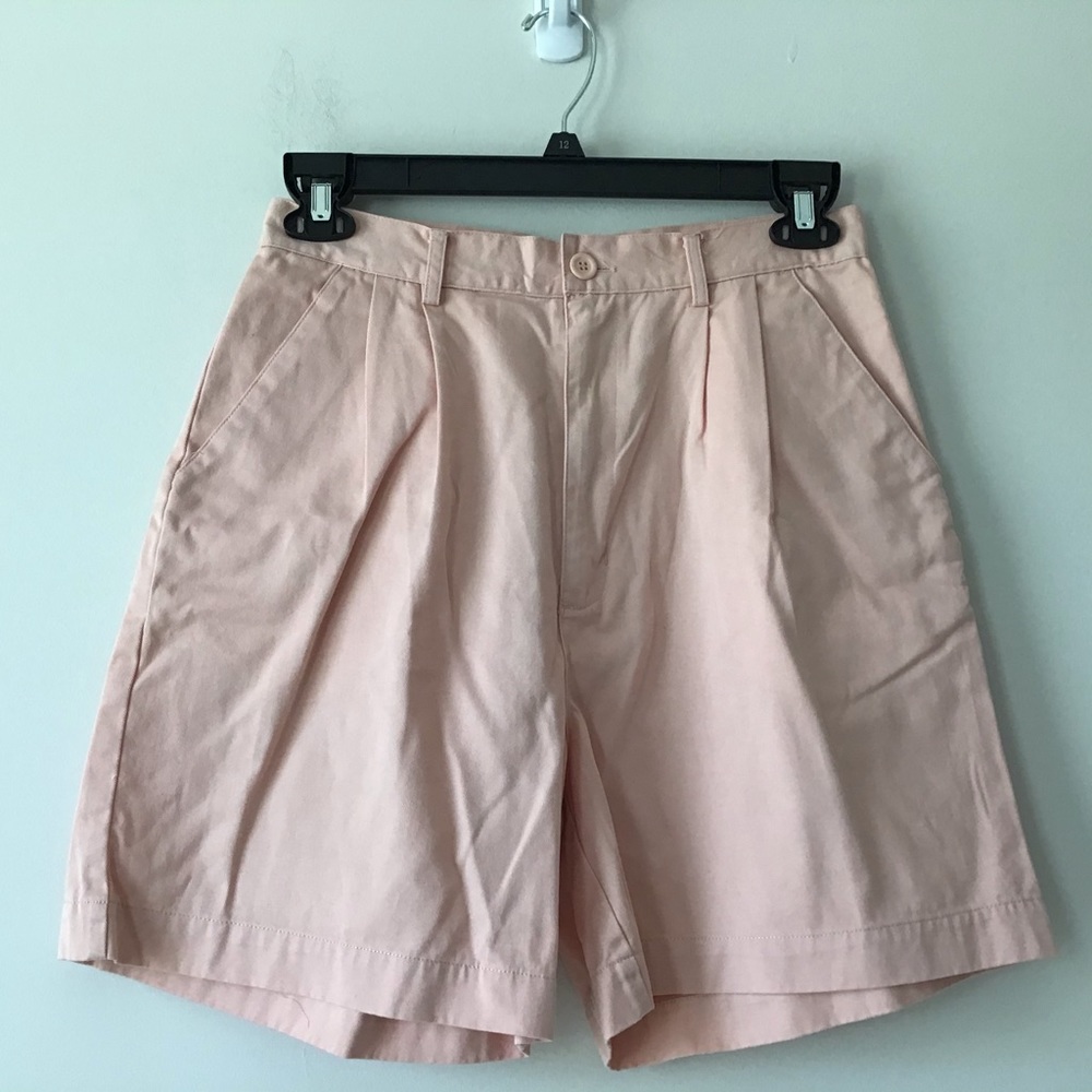 Shorts Junior’s 11/12 Pink Pleated Front EUC
